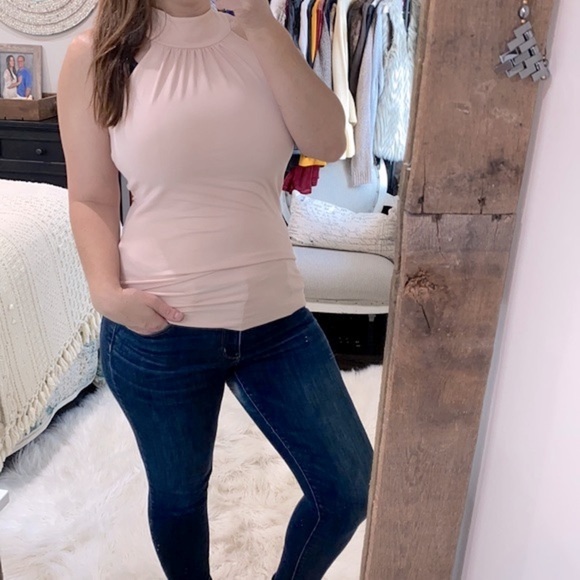 Susana Monaco sleeveless top blush color size small - Picture 2 of 6